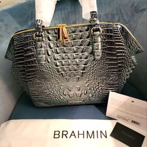 BRAHMIN OBSIDIAN CAMILA TOTE